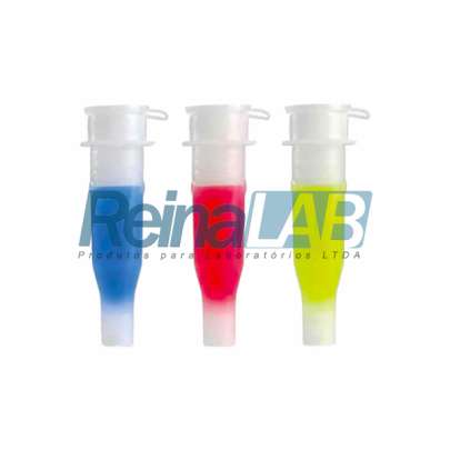 Tubo (Copo) Transparente para Analisadores Cobas - Cap.  0,75ml - Pacote com 1000un.