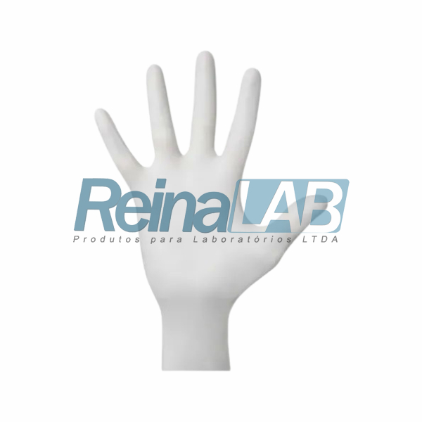 Luva de Latex Lisa para Procedimento sem Talco - Caixa com 100un.